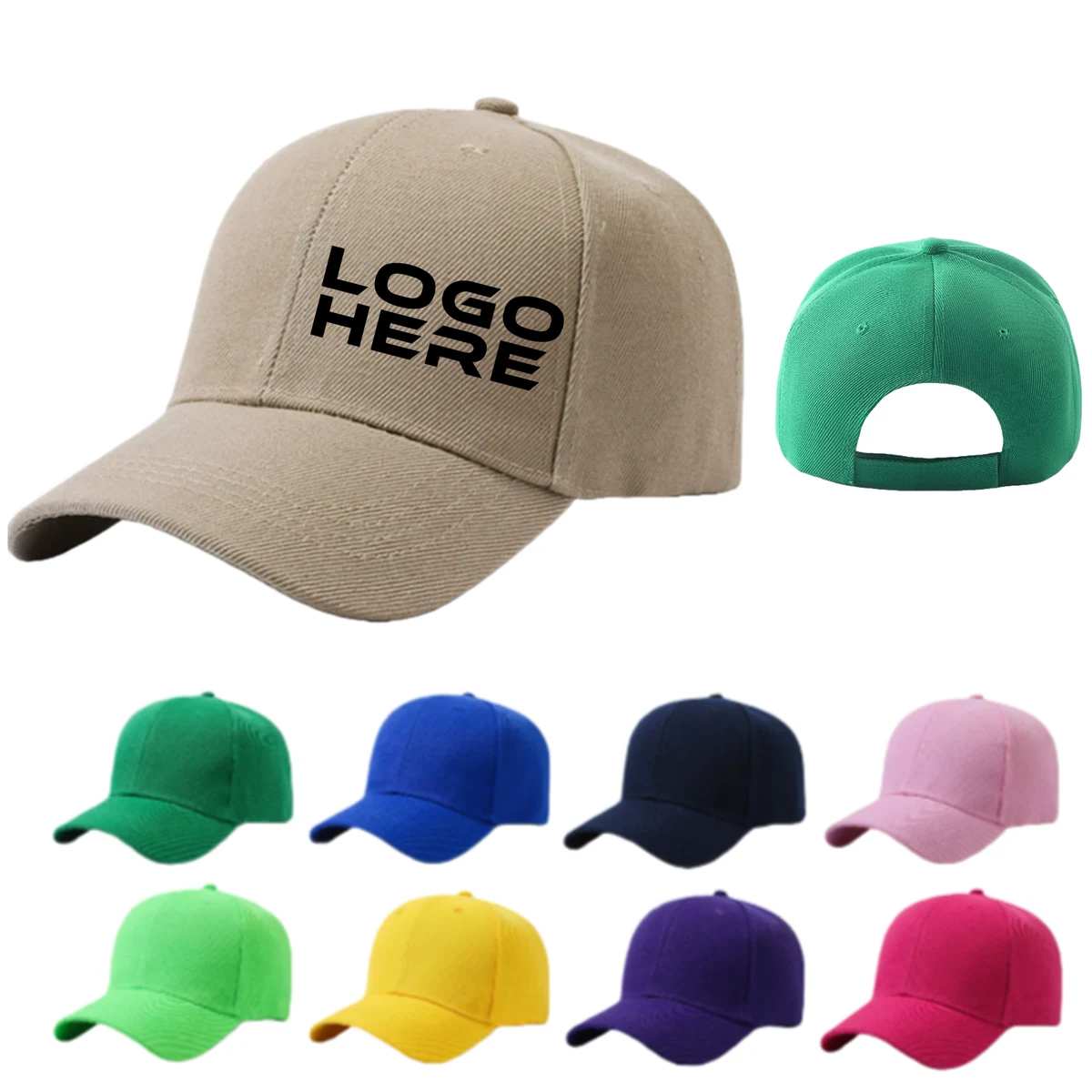 Washed Cotton Baseball Caps 1