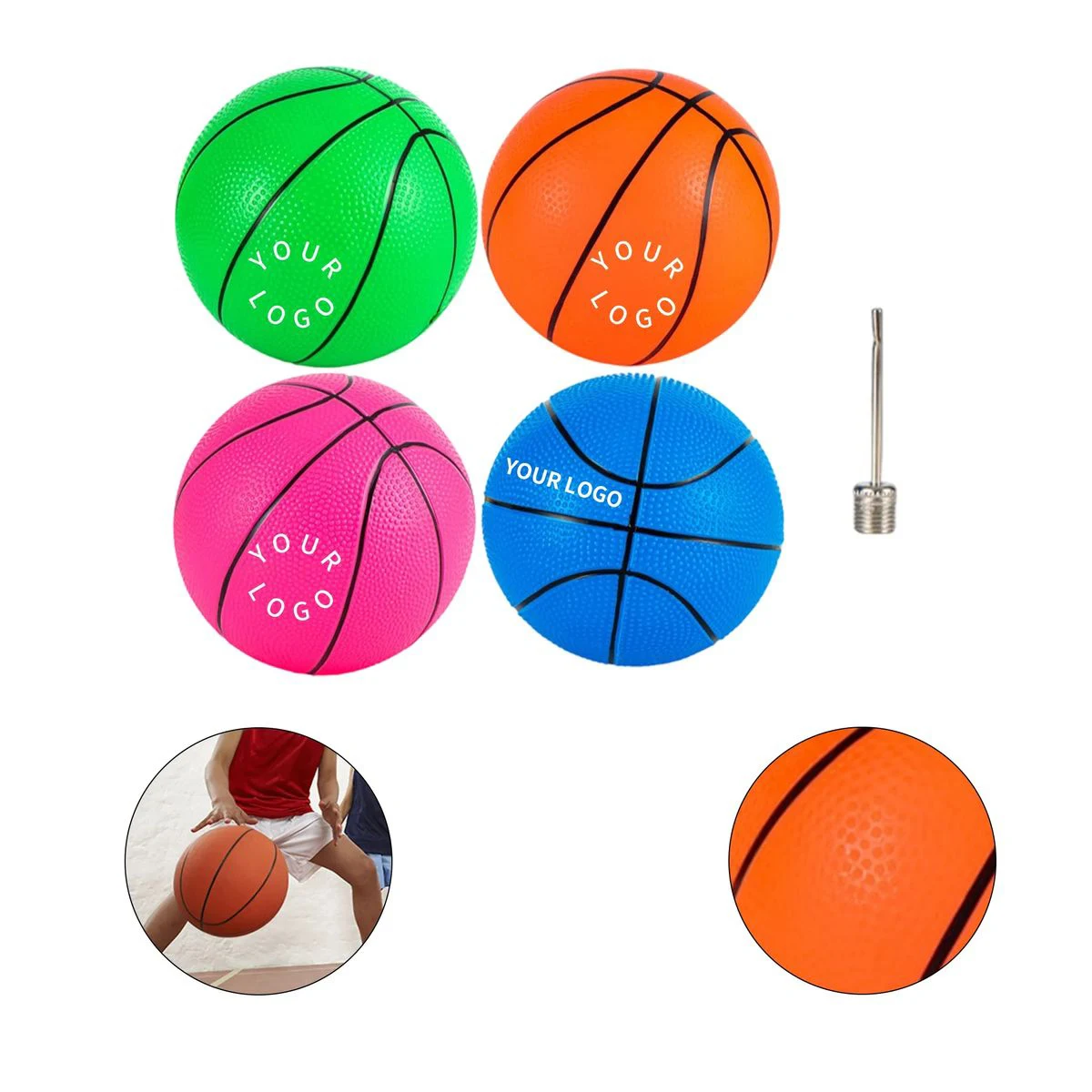 Youth PVC Basketball with Easy Grip Design 1