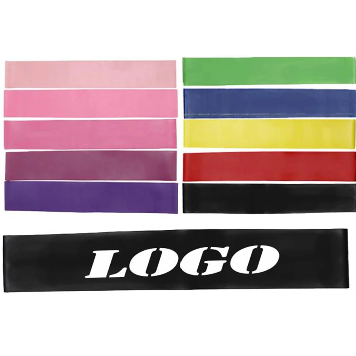 5pcs Resistance Exercise Bands Set with Bag 1