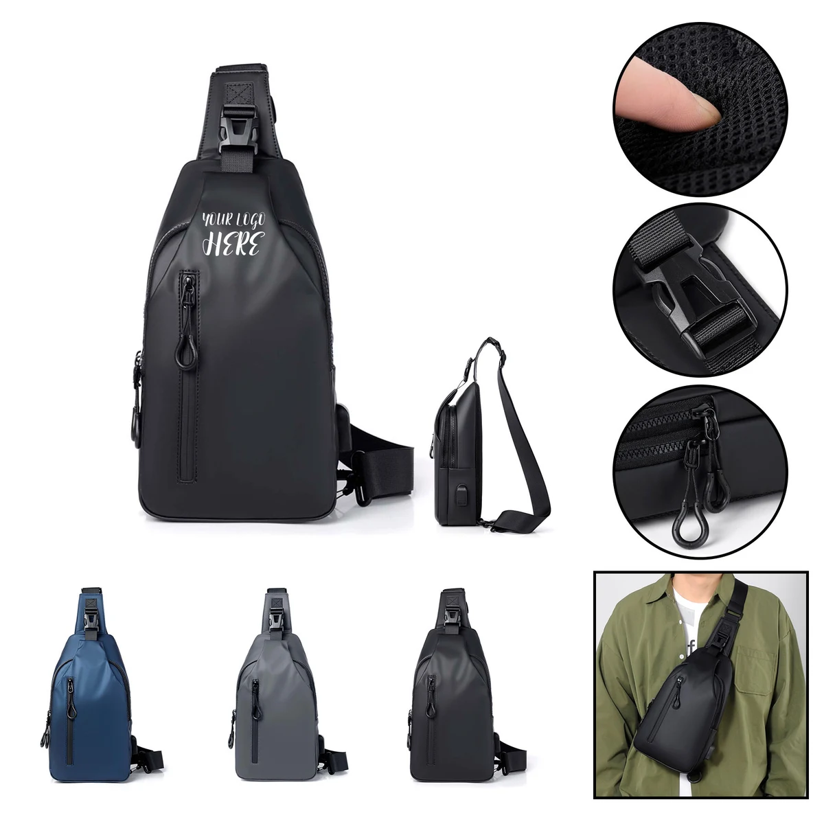 Chest Crossbody Shoulder Bag 1
