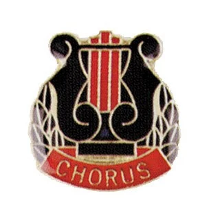 Chorus Scholastic & Music Pin 1