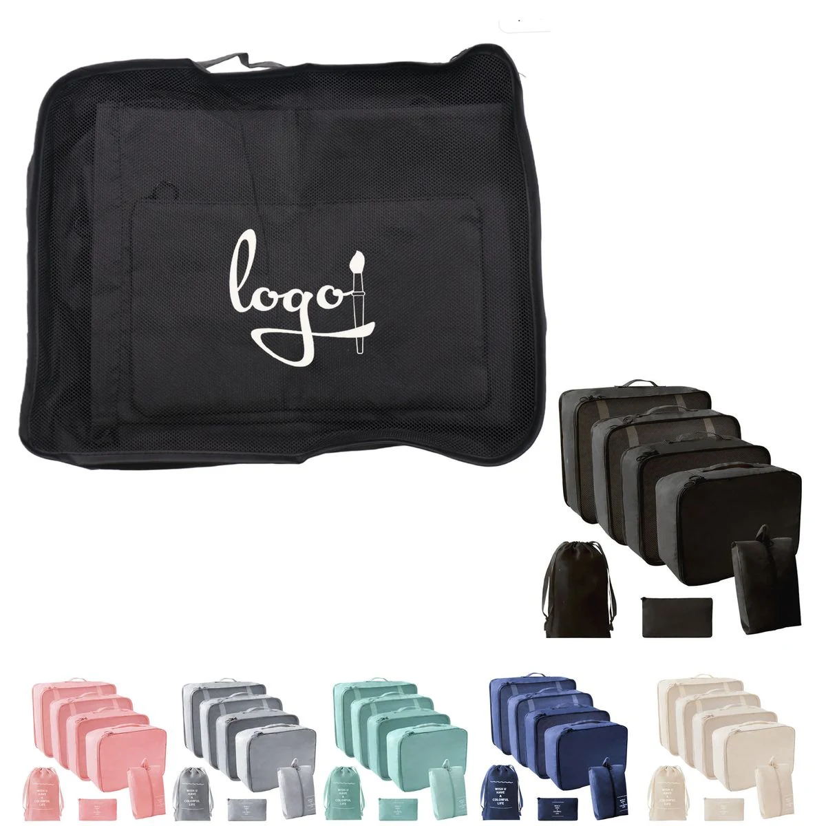 7 Pcs Packing Cubes for Travel & Suitcases 1