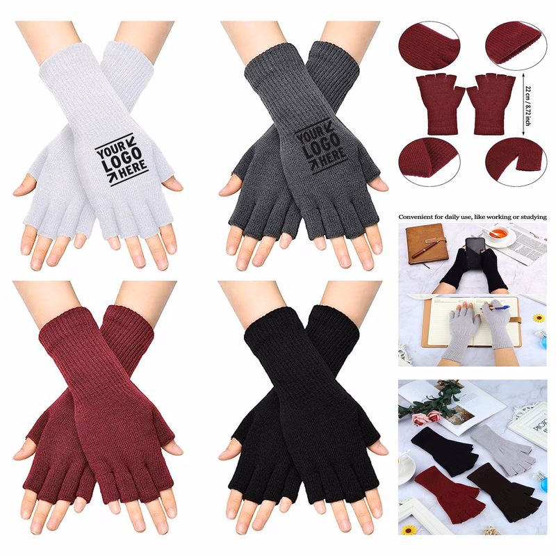 Women Sunblock Fingerless Gloves