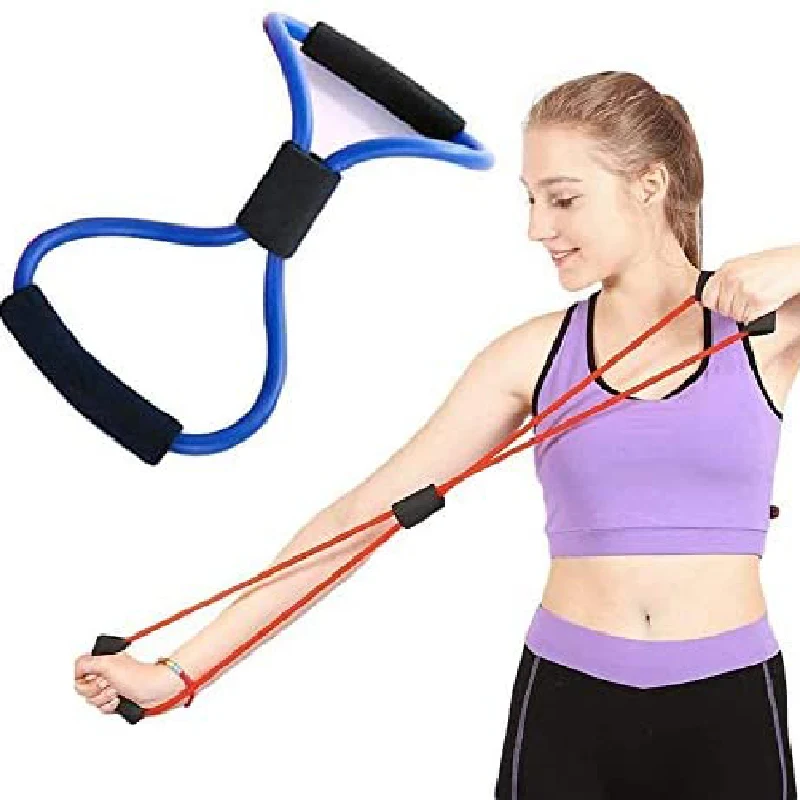 8 Shape Pull Rope Strength Training Fitness Resistance Loop Band 1