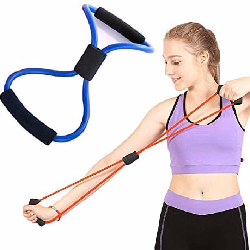8 Shape Pull Rope Strength Training Fitness Resistance Loop Band