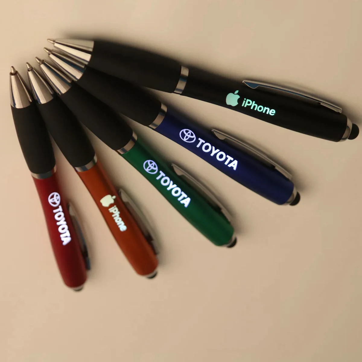 Stylus-407 Logo Light Up Stylus Pen 1