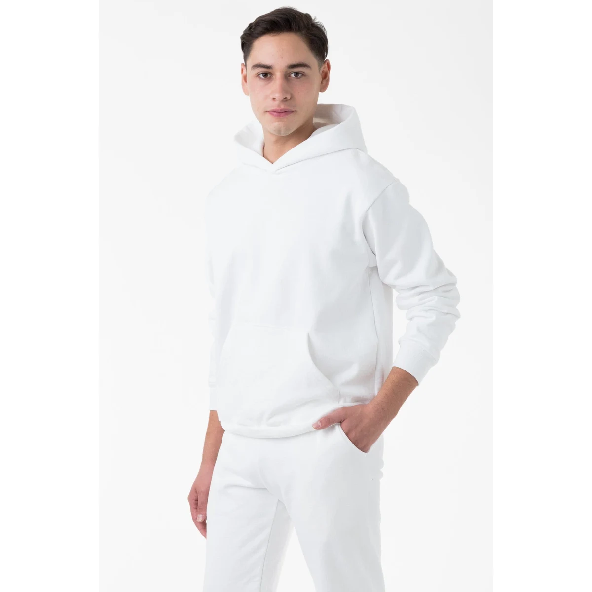 14 OZ GARMENT DYE HEAVY FLEECE HOODED PULLOVER 1