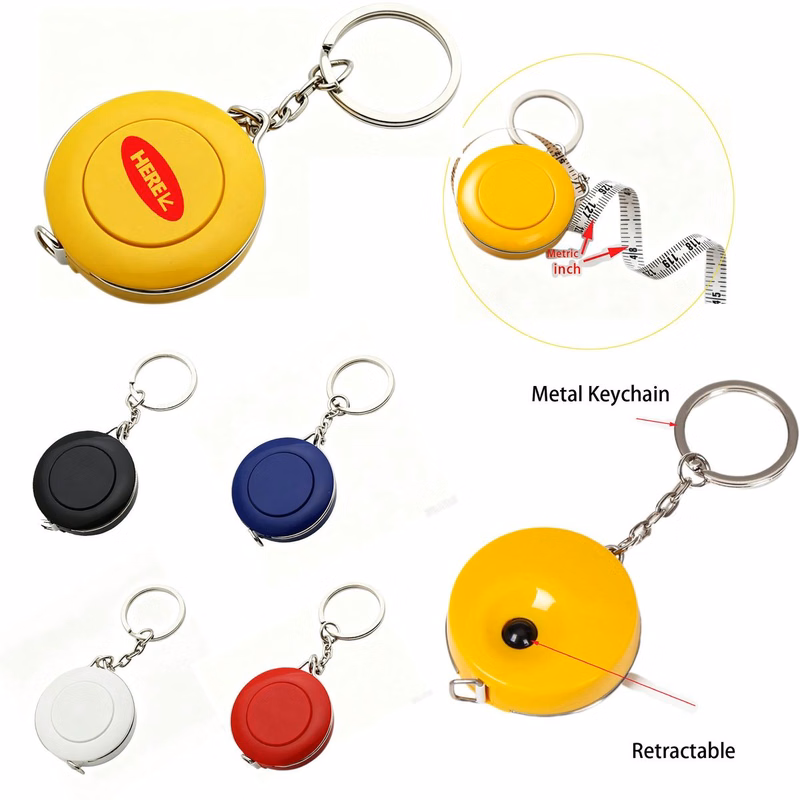 60-Inch Retractable Mini Tape Measure Keychain