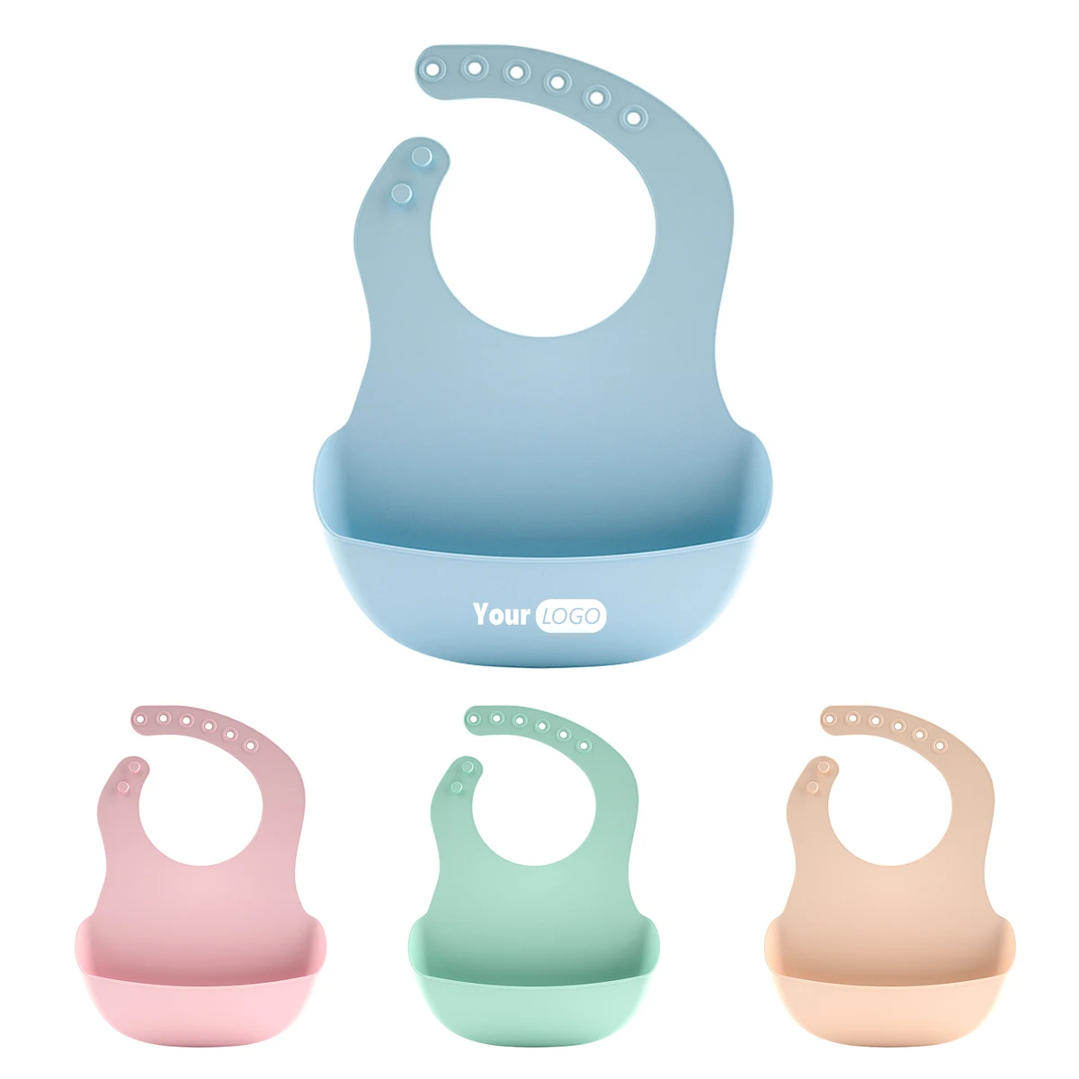 Silicone Baby Saliva Bib 1