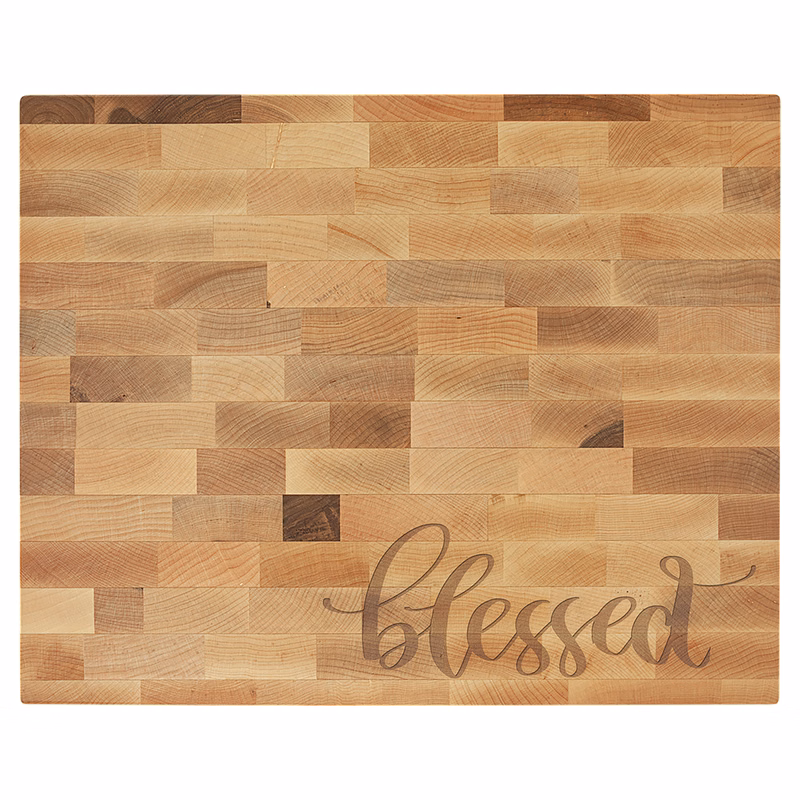 16" x 13" x 1 1/2" Maple Butcherblock Cutting Board
