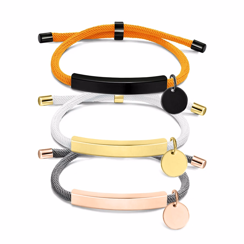 Name Bar ID Bracelet Customized Bracelets
