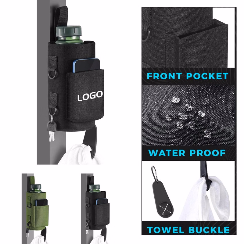12 Inch Oxford Fabric Sports Flask Sleeve with Towel Holder