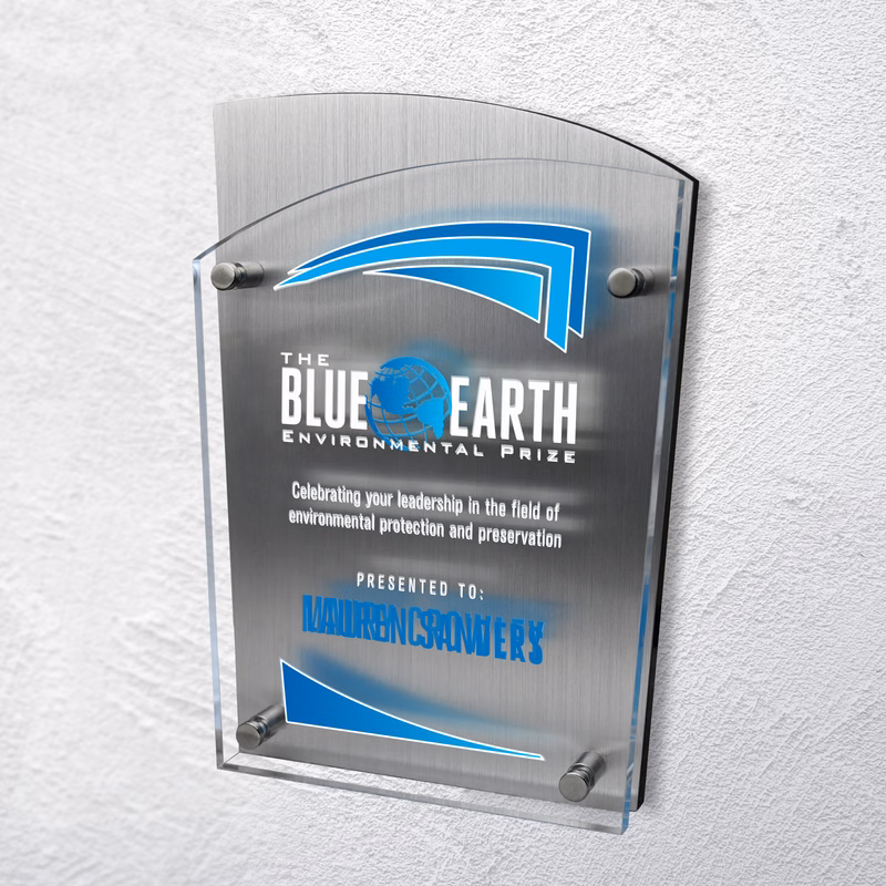 Fusion Silver Plaque