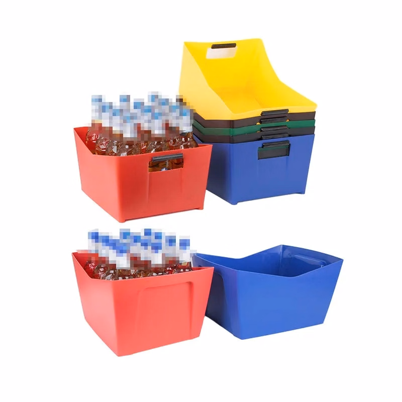 Plastic V-shaped beer keg frame