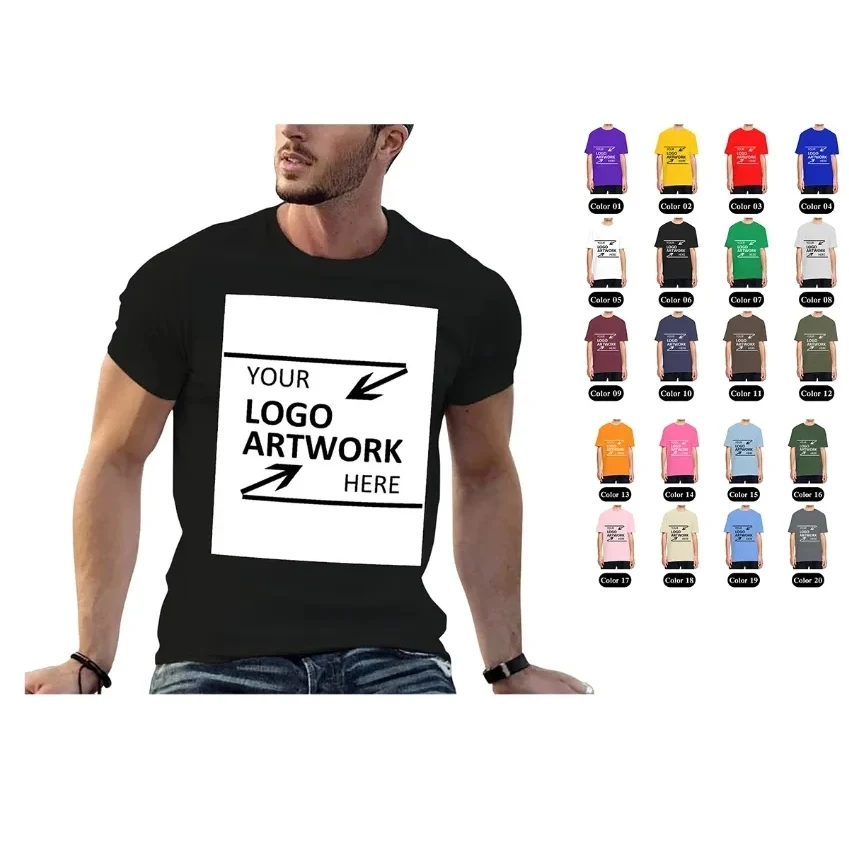 160 gsm Cotton T Shirt for Logo Printing 1