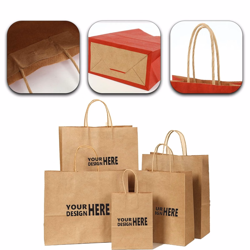 Eco-Friendly Promotional Paper Gift Bag for Retail Packaging