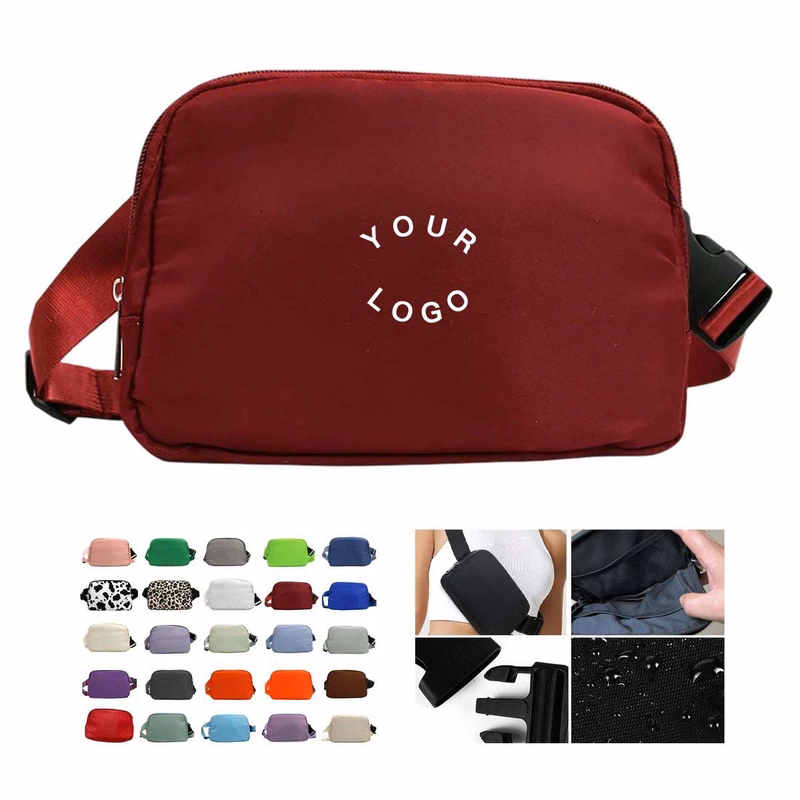 Polyester Crossbody Bag with Adjustable Strap