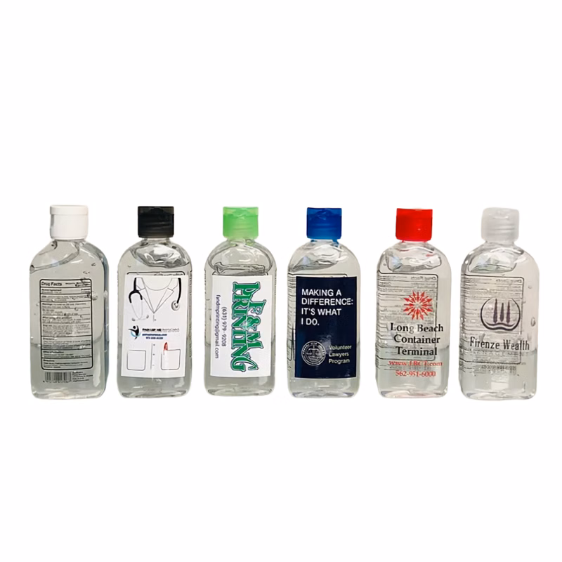 Hand Sanitizer Gel, 3.4 oz. - Printed