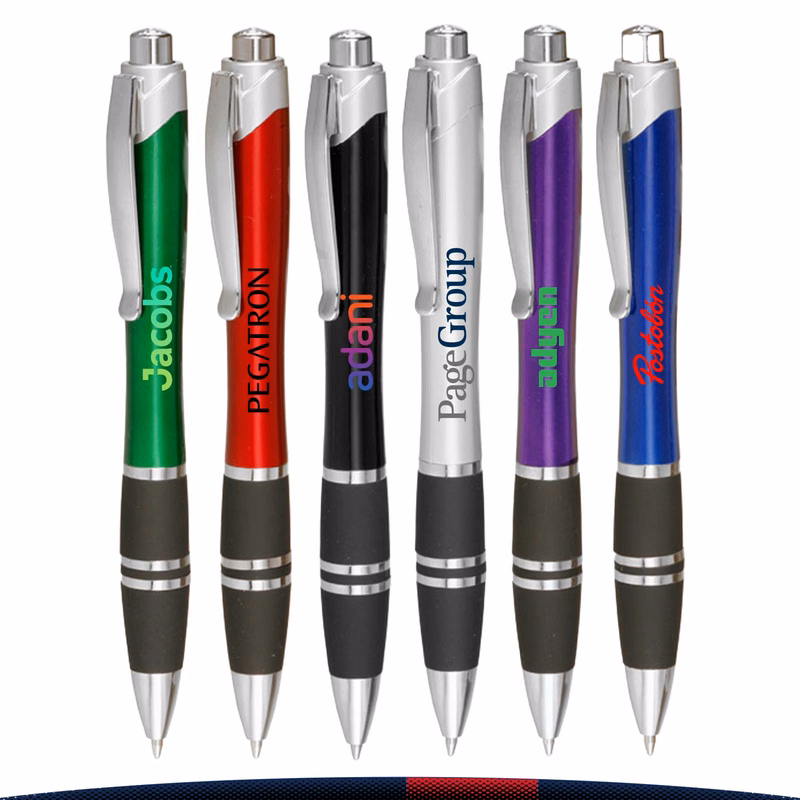 Lexus Silver Accent Plastic Pens