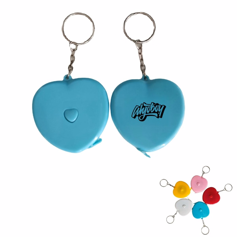 60 Inch Heart Shape Tape Measure with Keychain