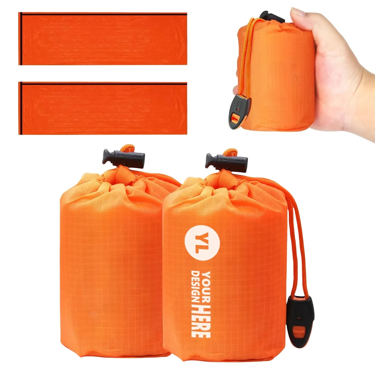 Outdoor Portable Emergency Thermal Sleeping Bag 1