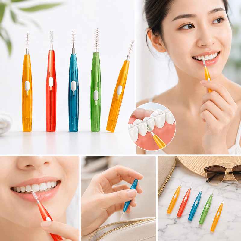 Portable Interdental Cleaning Brush