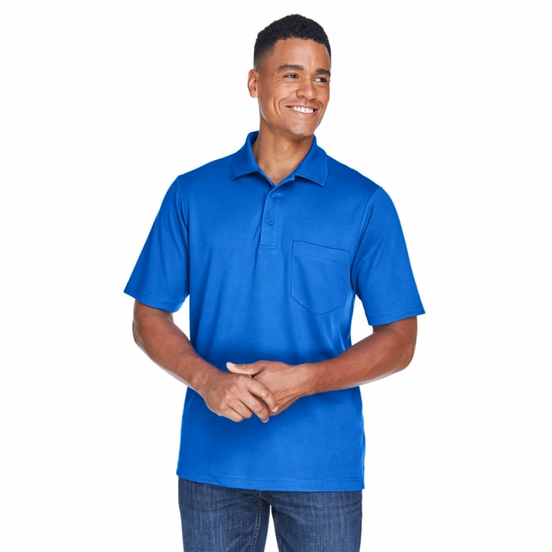 CORE365 Men's Origin Performance Piqué Polo With Pocket