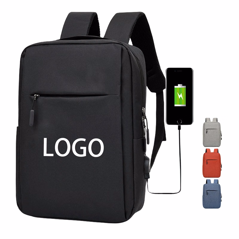 Oxford Cloth Computer Backpack With USB Charging Port