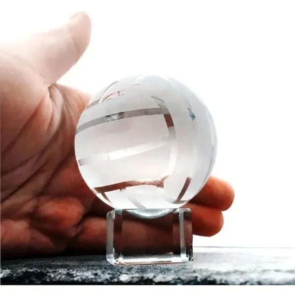 Personalized Crystal Ball Award 1