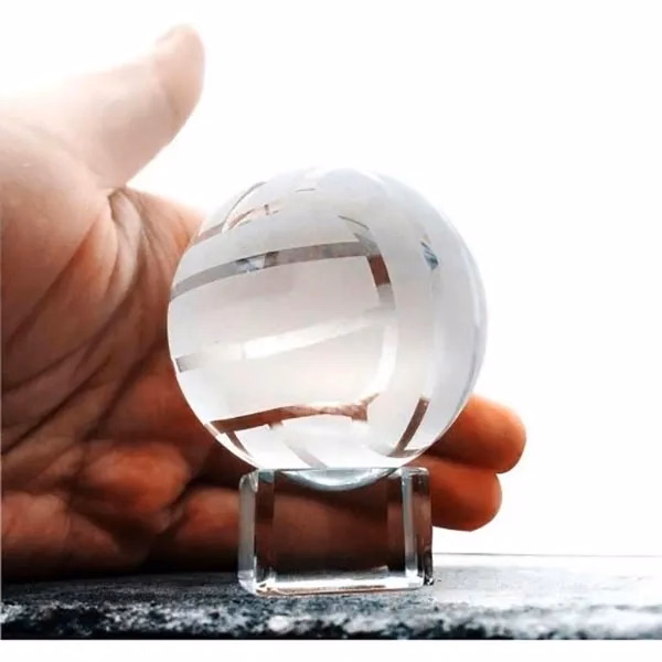 Personalized Crystal Ball Award