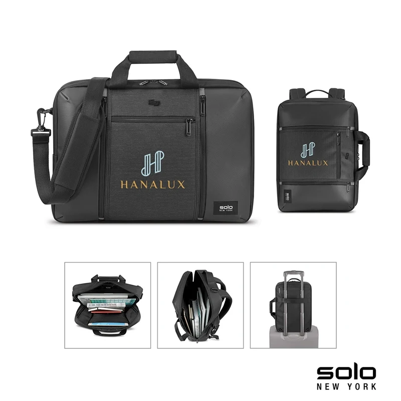 Solo New York Highpass Hybrid Briefcase Backpack 1