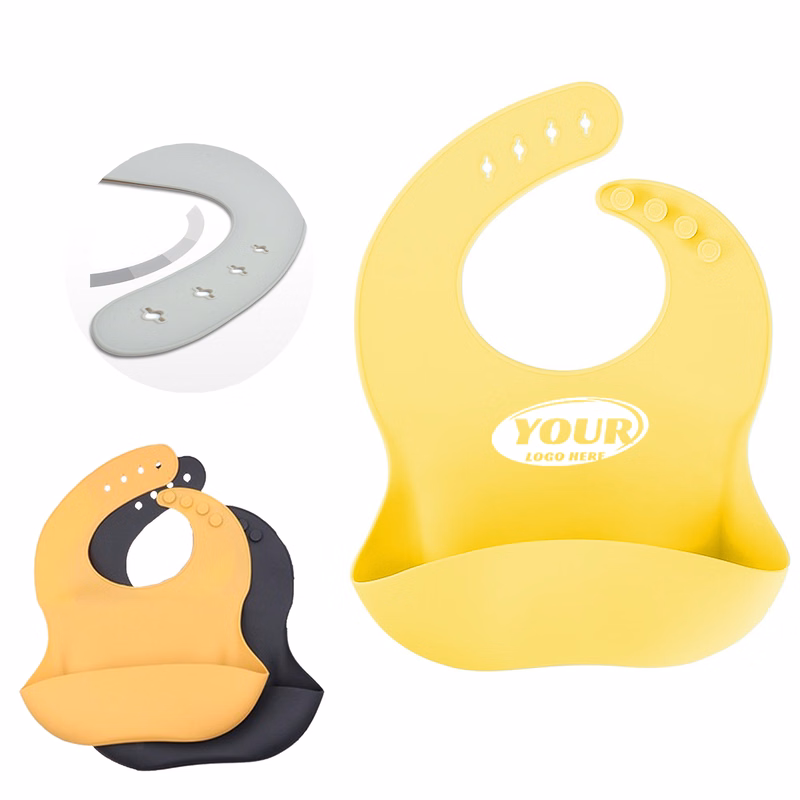 Adjustable Silicone Baby Feeding Bib