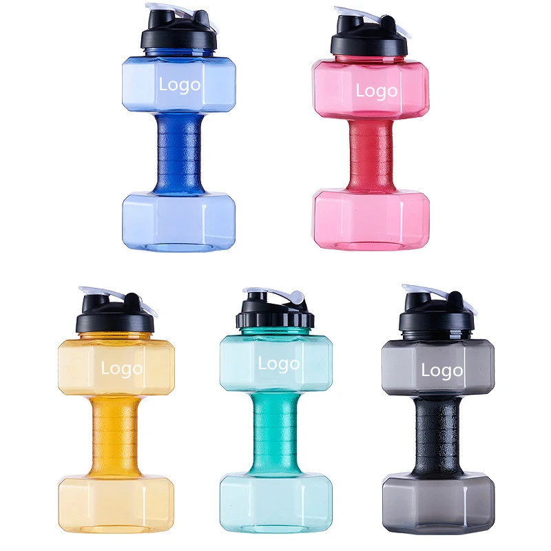 75 Oz (2.2 L) Dumbbell Shaped Water Bottle,Big Capacity 1