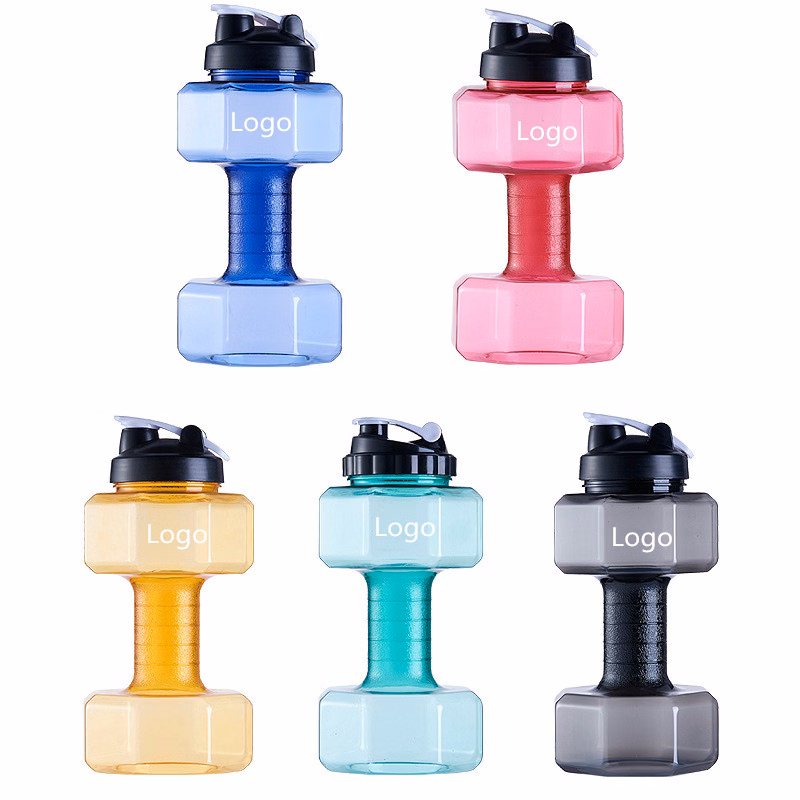 75 Oz (2.2 L) Dumbbell Shaped Water Bottle,Big Capacity