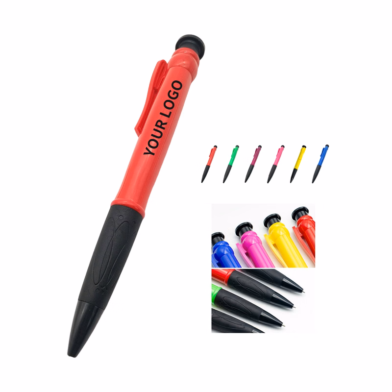 Plastic Jumbo Ballpoint Pen With Easy Grip Oversized Design