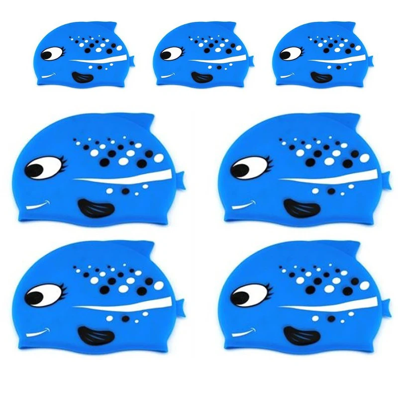 Silicone Kids Swimming Caps 1