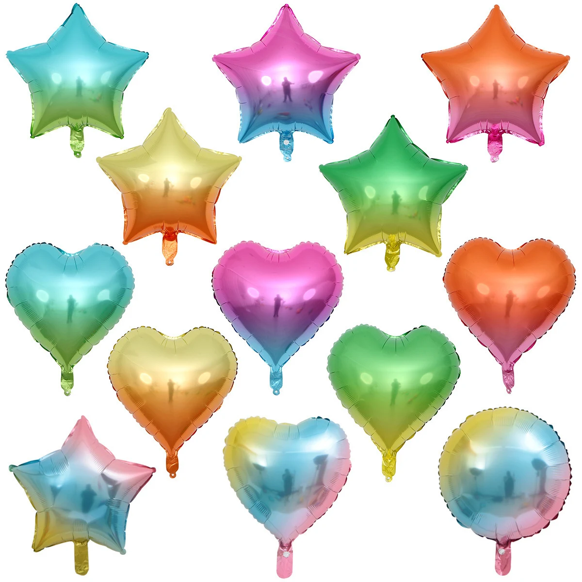 Birthday party decoration star shape aluminum film balloon 1