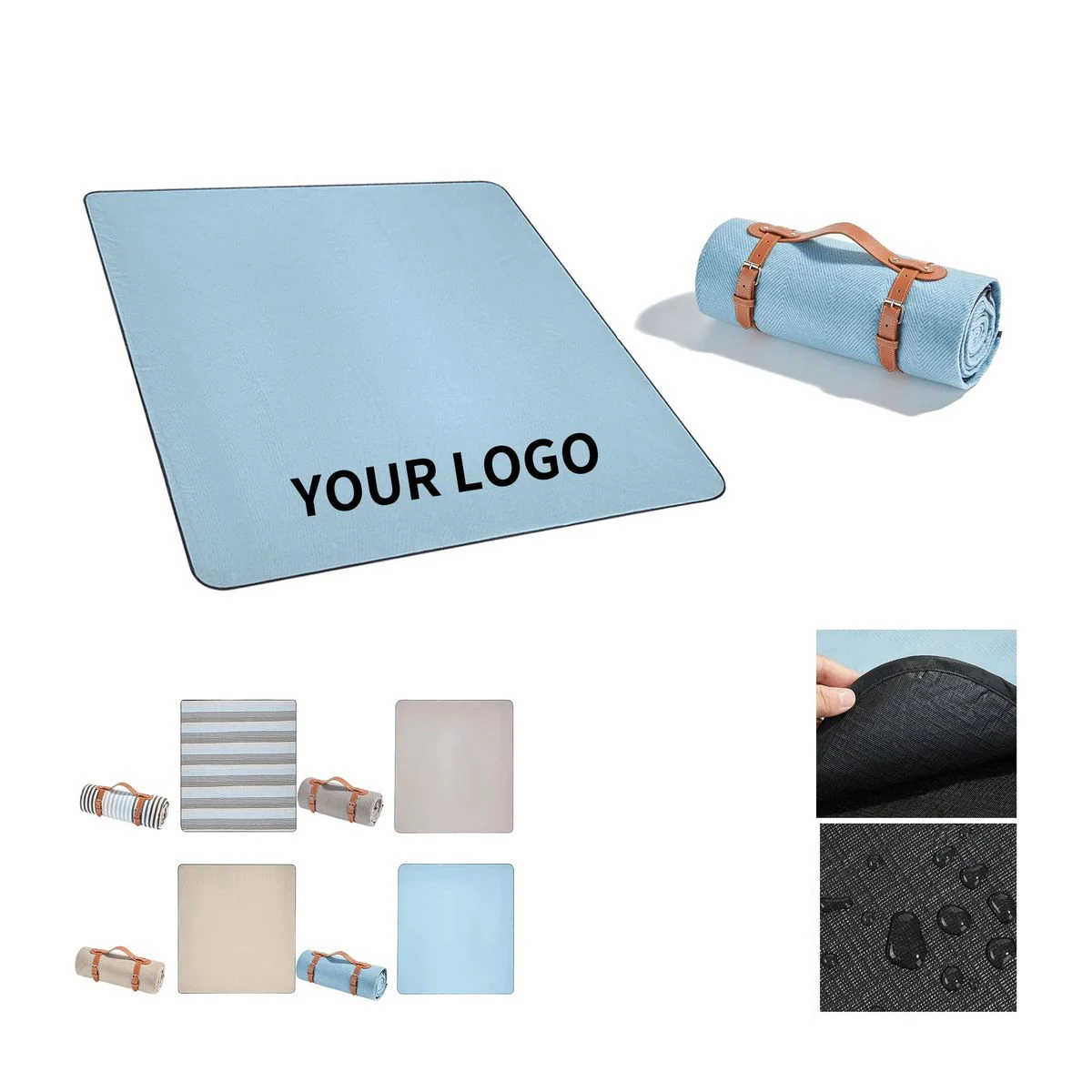 Durable Picnic Blanket with Sand Proof Polyester Backing 1