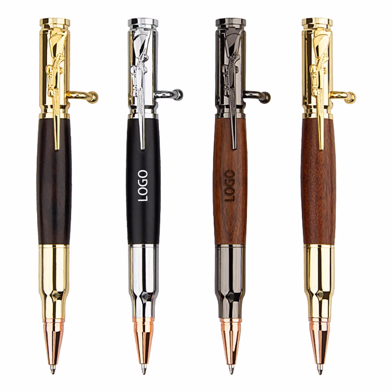 Gun Pen Brass Bullet Pen