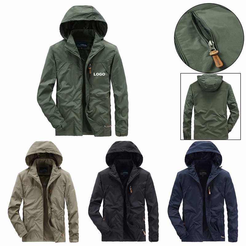 Mens Windproof Jacket Waterproof Lightweight Mountain Sport Jacket