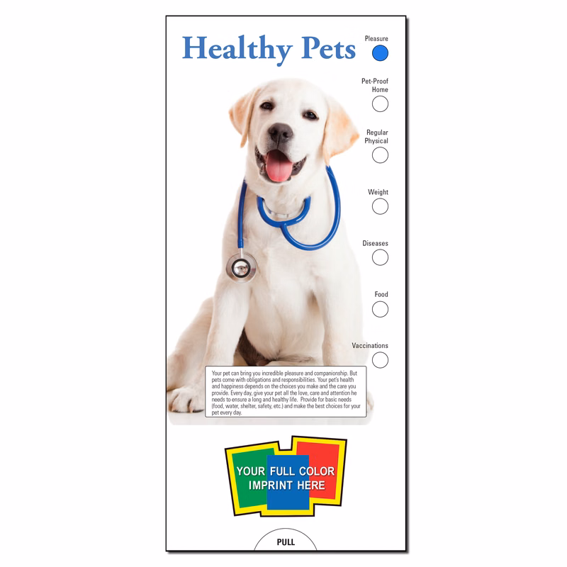 SLIDE CHART - Healthy Pets Slide Chart