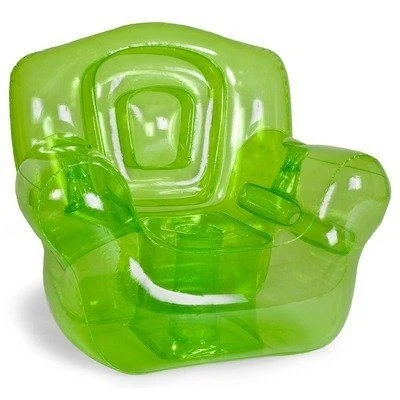 Inflatable Blown-Up Chair, Green - No Imprint 1