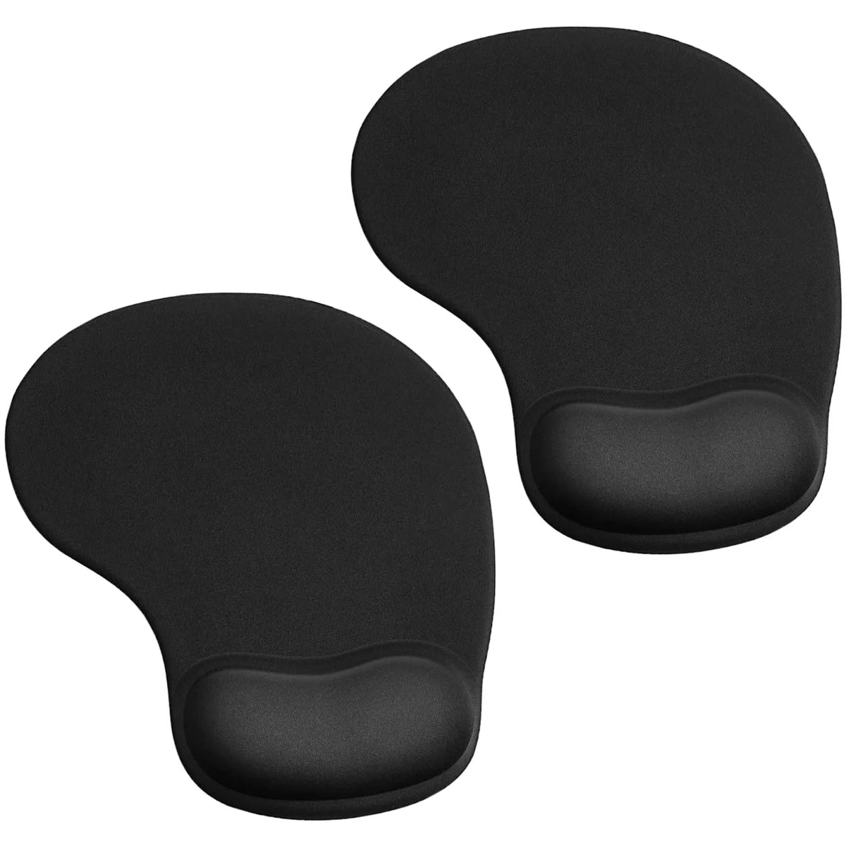 1/4" Thick Oval Mouse Pad with Gel Wrist Rest 1