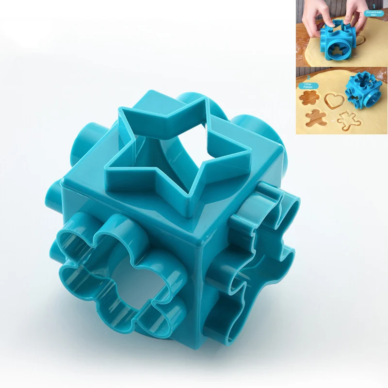 6 in 1 Cartoon Shape Cookie Cutter 1