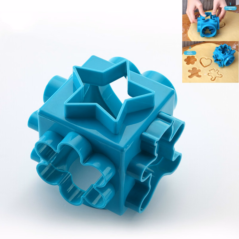 6 in 1 Cartoon Shape Cookie Cutter