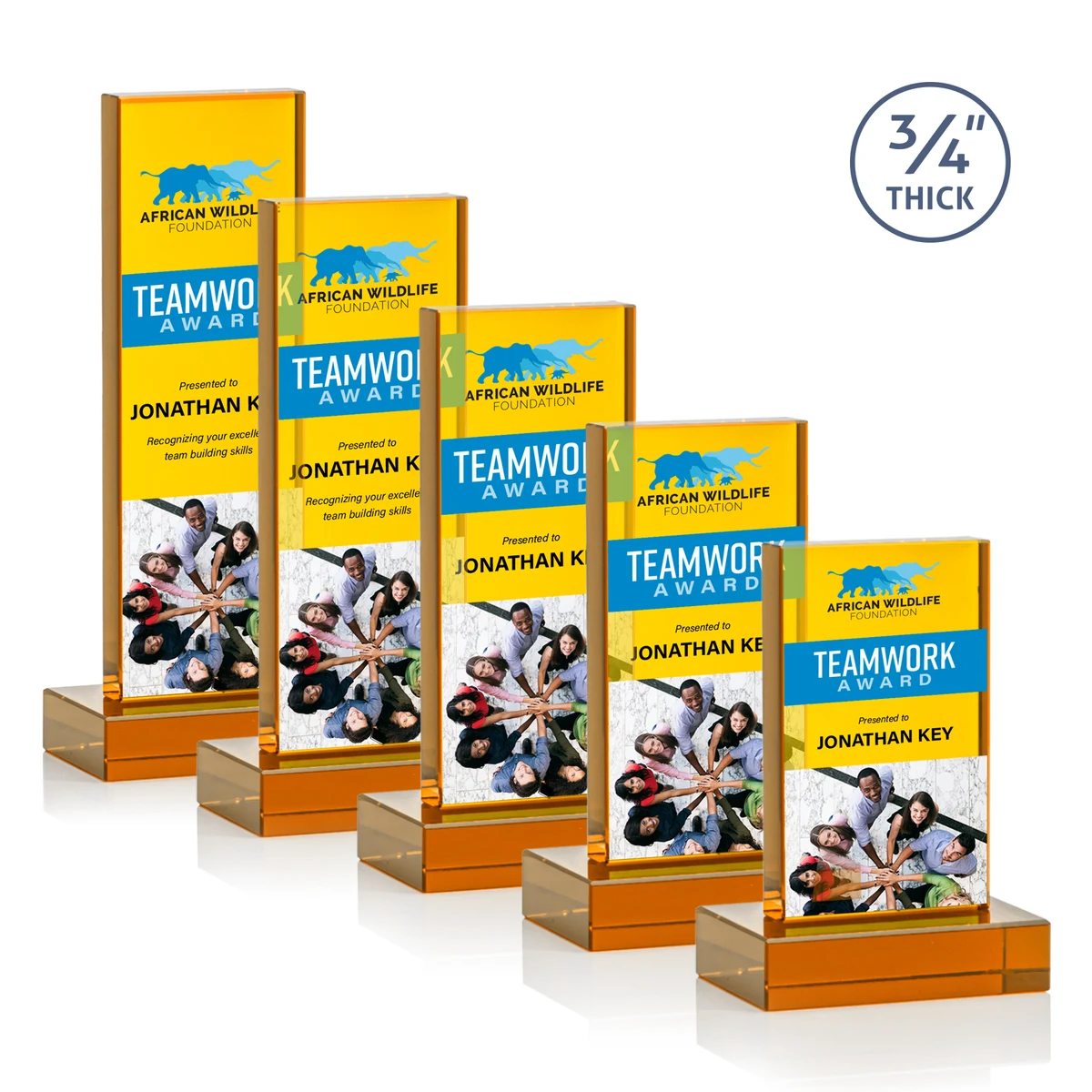 Hathaway VividPrint™ Award - Amber 1