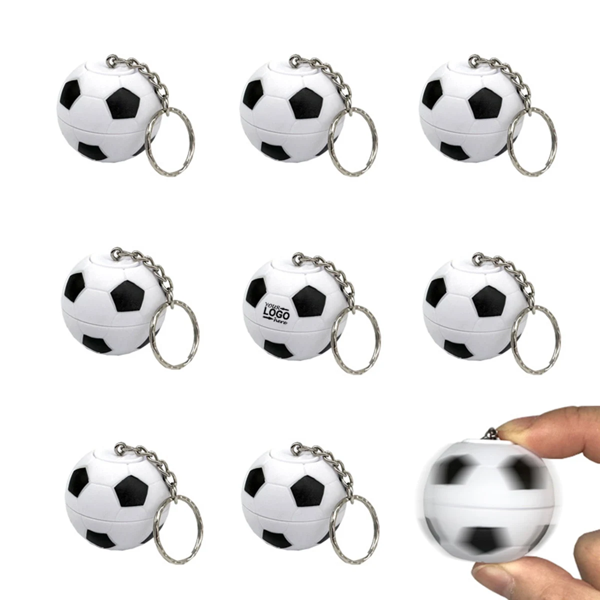 Football Gyro Keychain 1