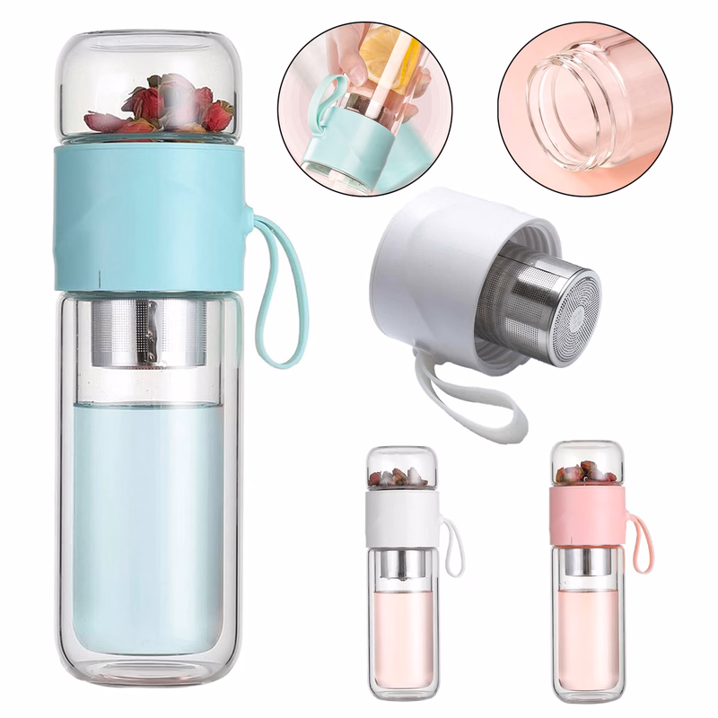 Tea water separation cup