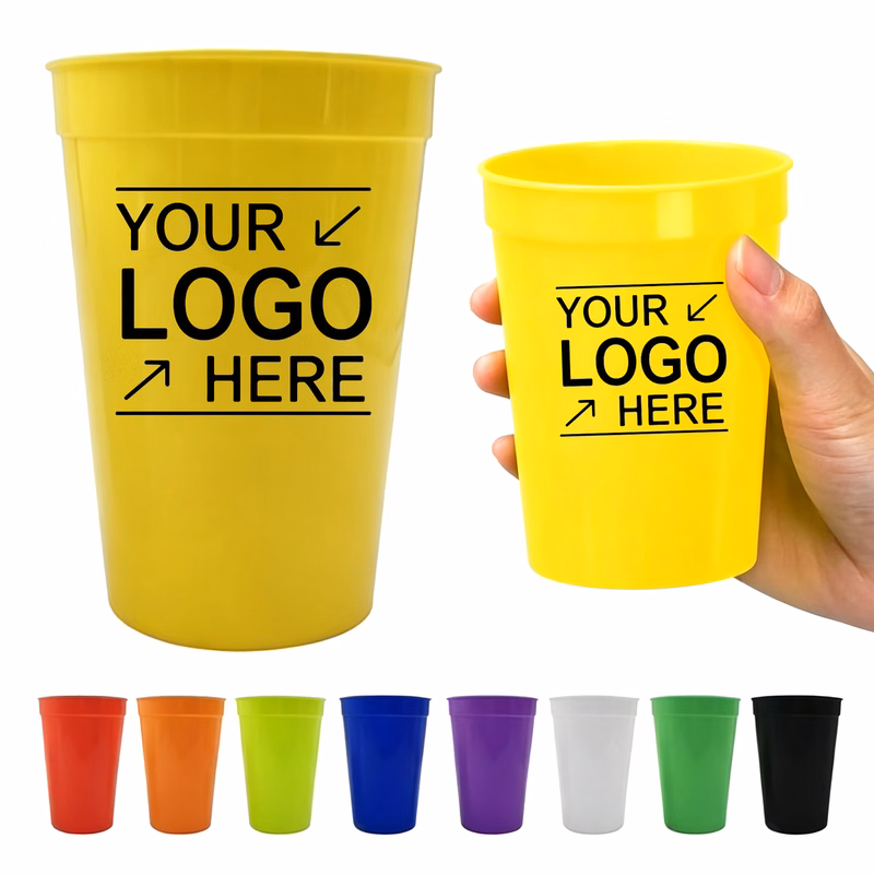 16 oz Reusable Plastic Drink Cup Straight Type