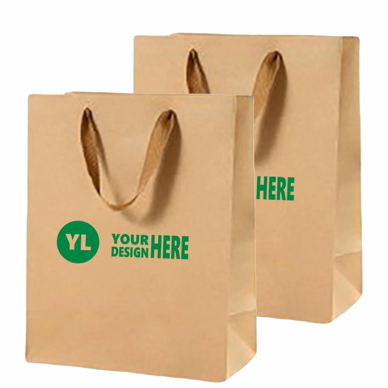 Brown Kraft Cloth Handle Tote